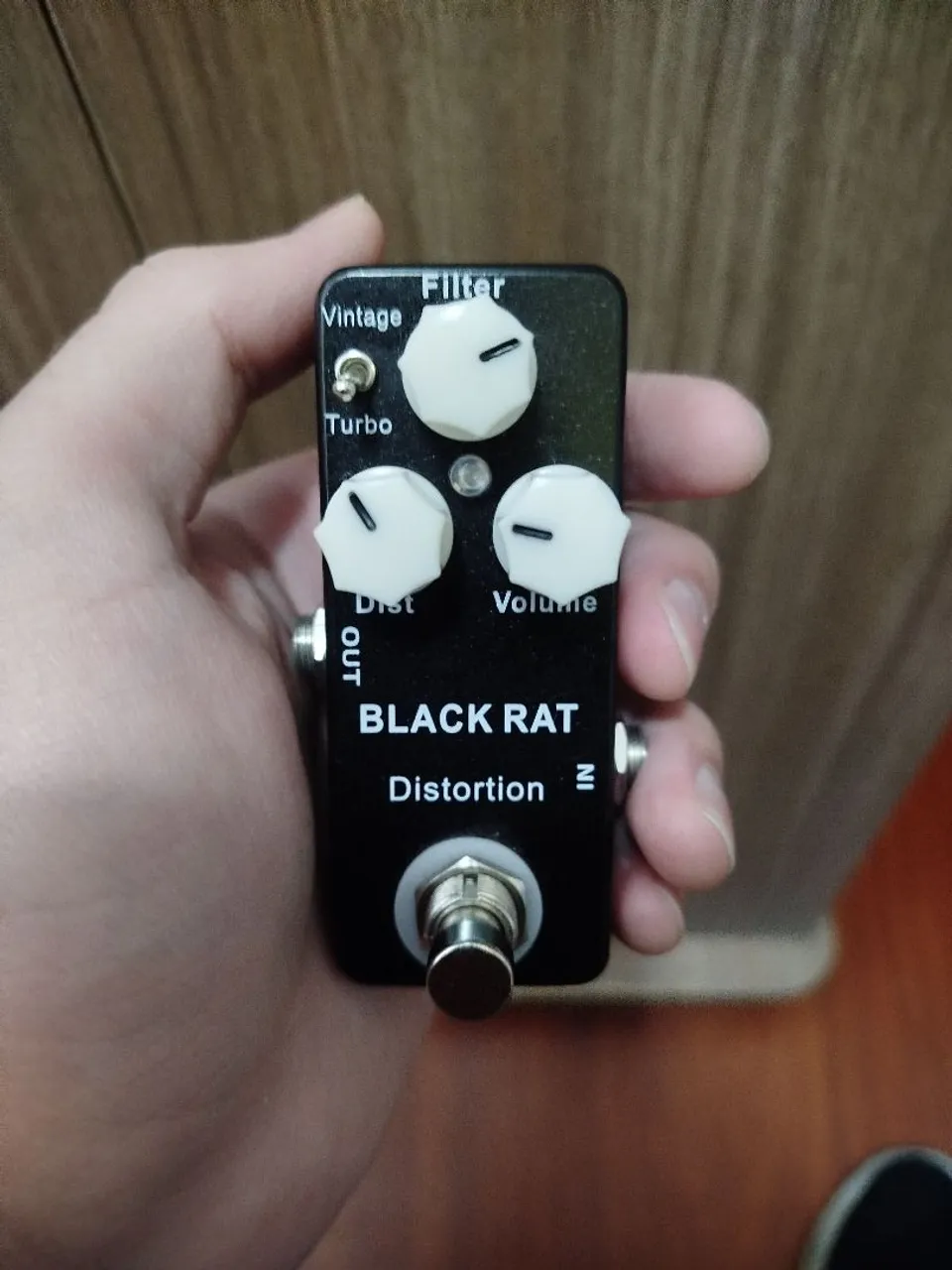 Pedal Distortion Black Rat
