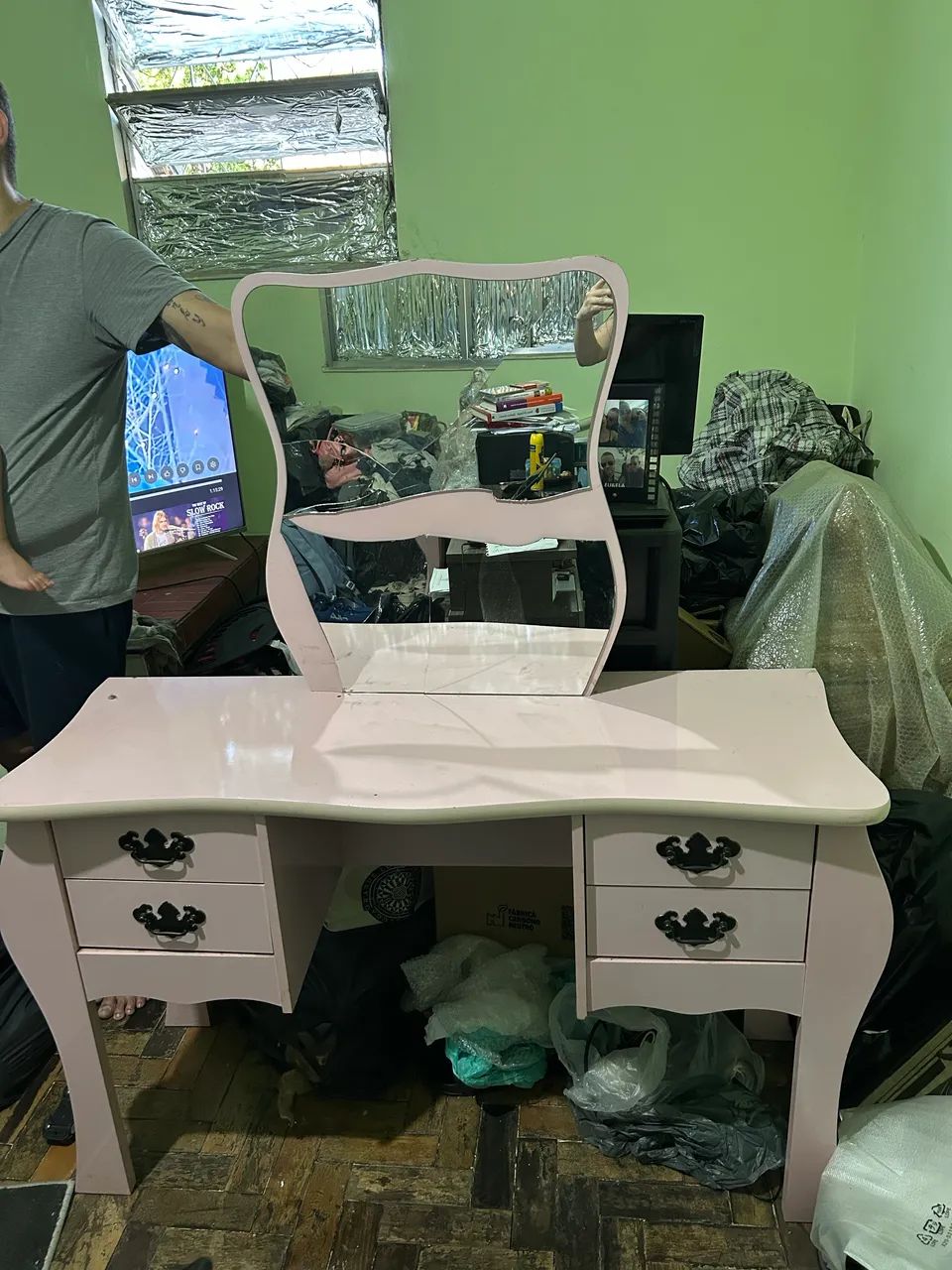 Penteadeira Rosa - Viggore64861633314051121