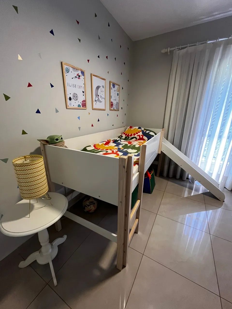 Cama Infantil com Escorregador + colchão  - Foto 5