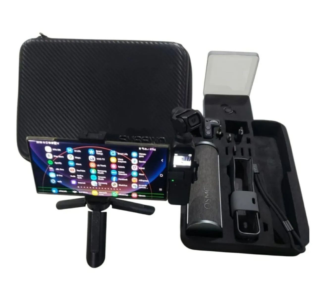 DJI Osmo Pocket - C/ POWERBANK OSMO Original + acessorios Filmadora Compacta e Completa - Foto 6