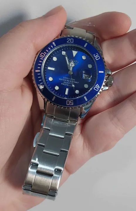 Relógio Masculino Lige Azul - Elegância e Sofisticação - Foto 2