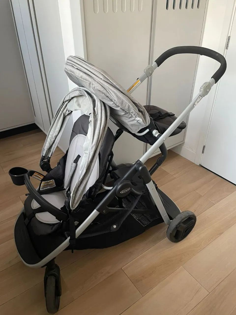 Carrinho de Bebê Gêmeos Passeio Ready2Grow  Graco - Foto 3