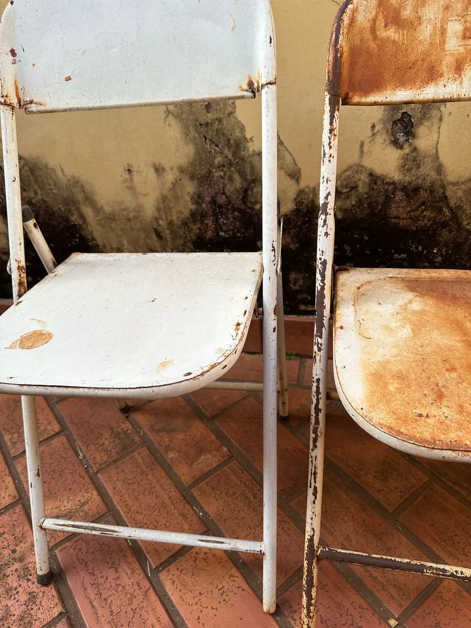 Cadeira de ferro dobrável  - Foto 4