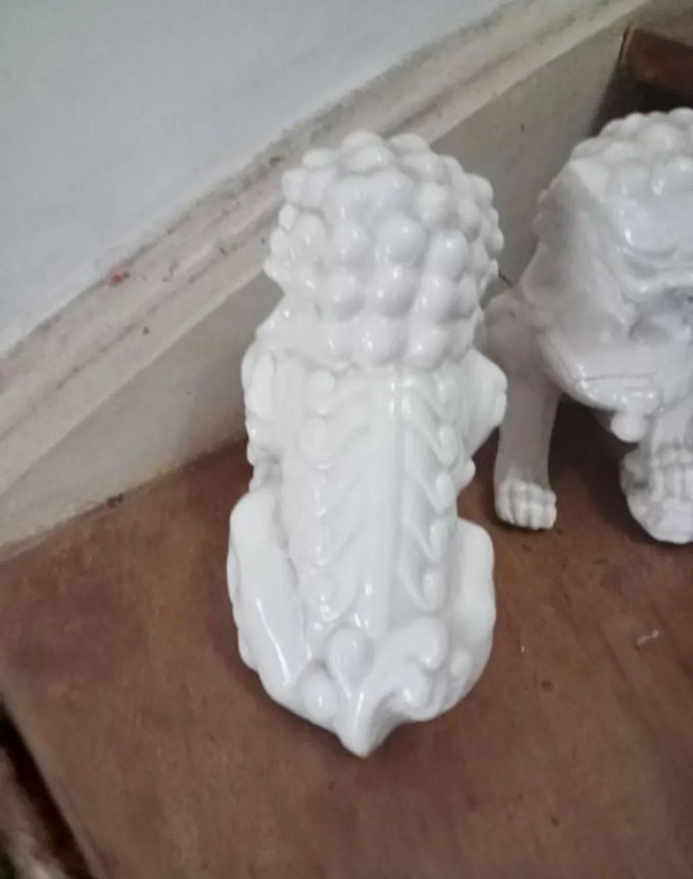 Par Estatuetas de Leão Chinês - Decoração Oriental - Foto 3