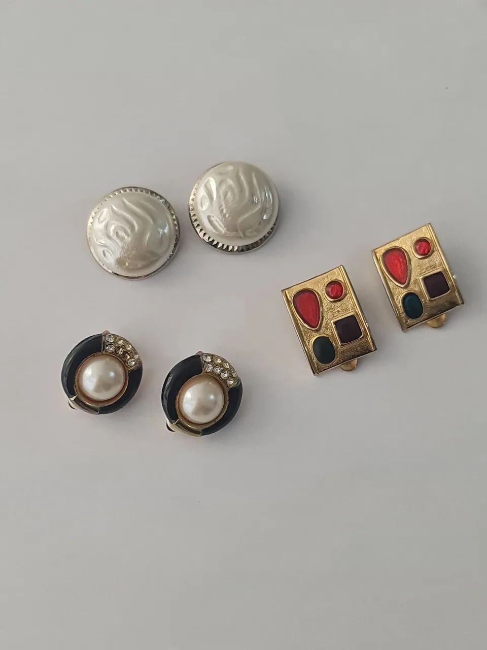 Brincos  de Pressão Vintage Elegantes - Diversos Modelos