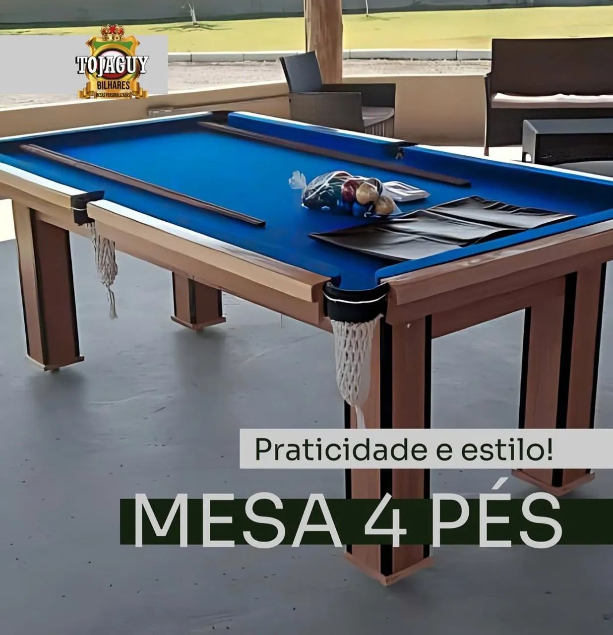  Mesa de sinuca tradicional  - Foto 4