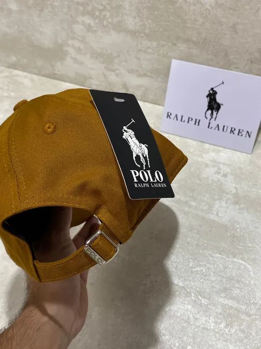 Boné Ralph Lauren USA Aba Curva - Foto 5
