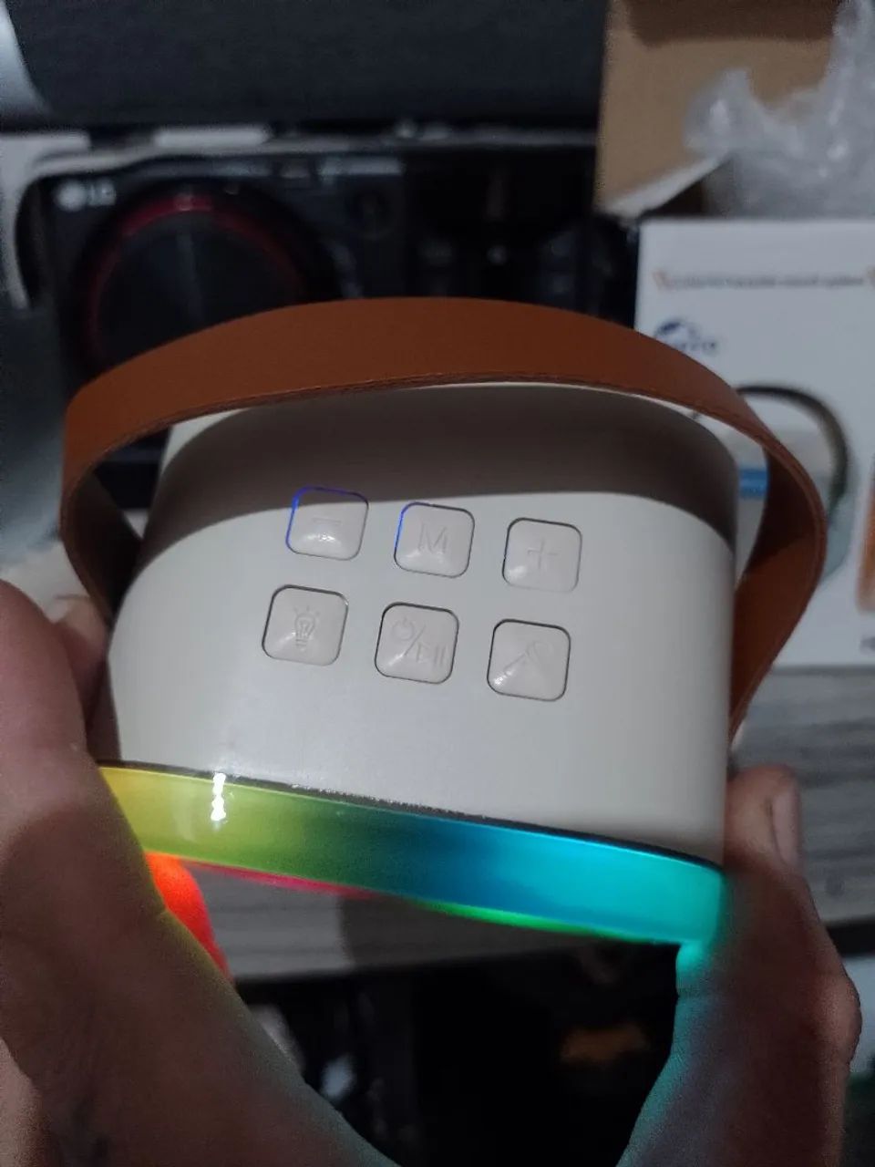 Speaker K12 RGB karaoke ,muda voz - Foto 2