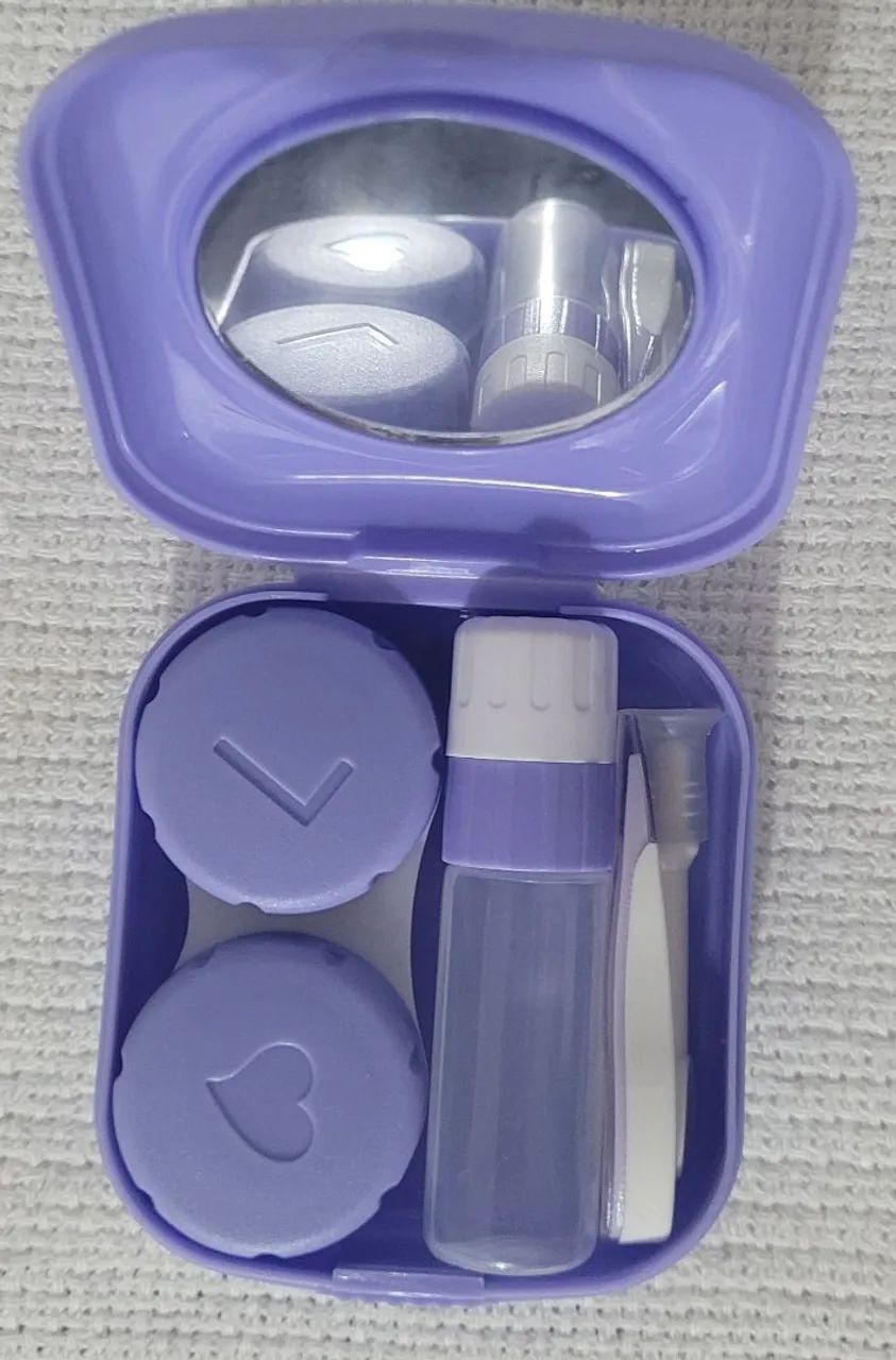 KIT / ESTOJO PARA MANUSEIO E ARMAZENAMENTO DE LENTES DE CONTATO - COMPLETO - Foto 3