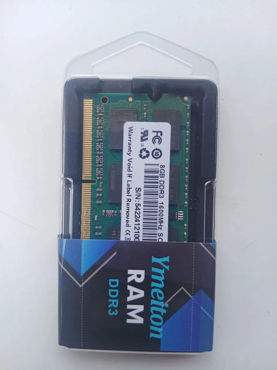 MEMÓRIA DDR3 8 GB FREQUÊNCIA 1600 NOTEBOOK 