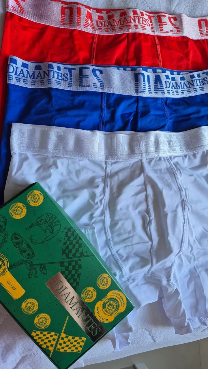 Cueca Box Diamantes - Kits com 3 peças - Foto 2