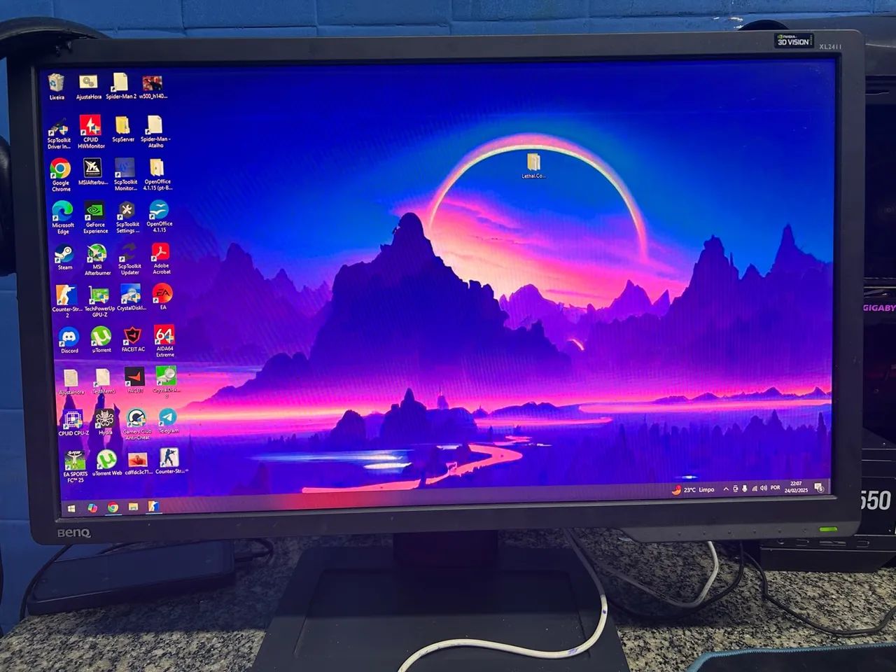 Monitor Gamer BenQ XL2411 3D Vision 144Hz