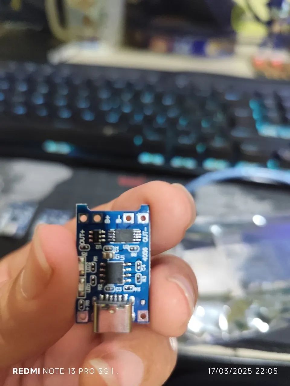 Módulo carregador de bateria 