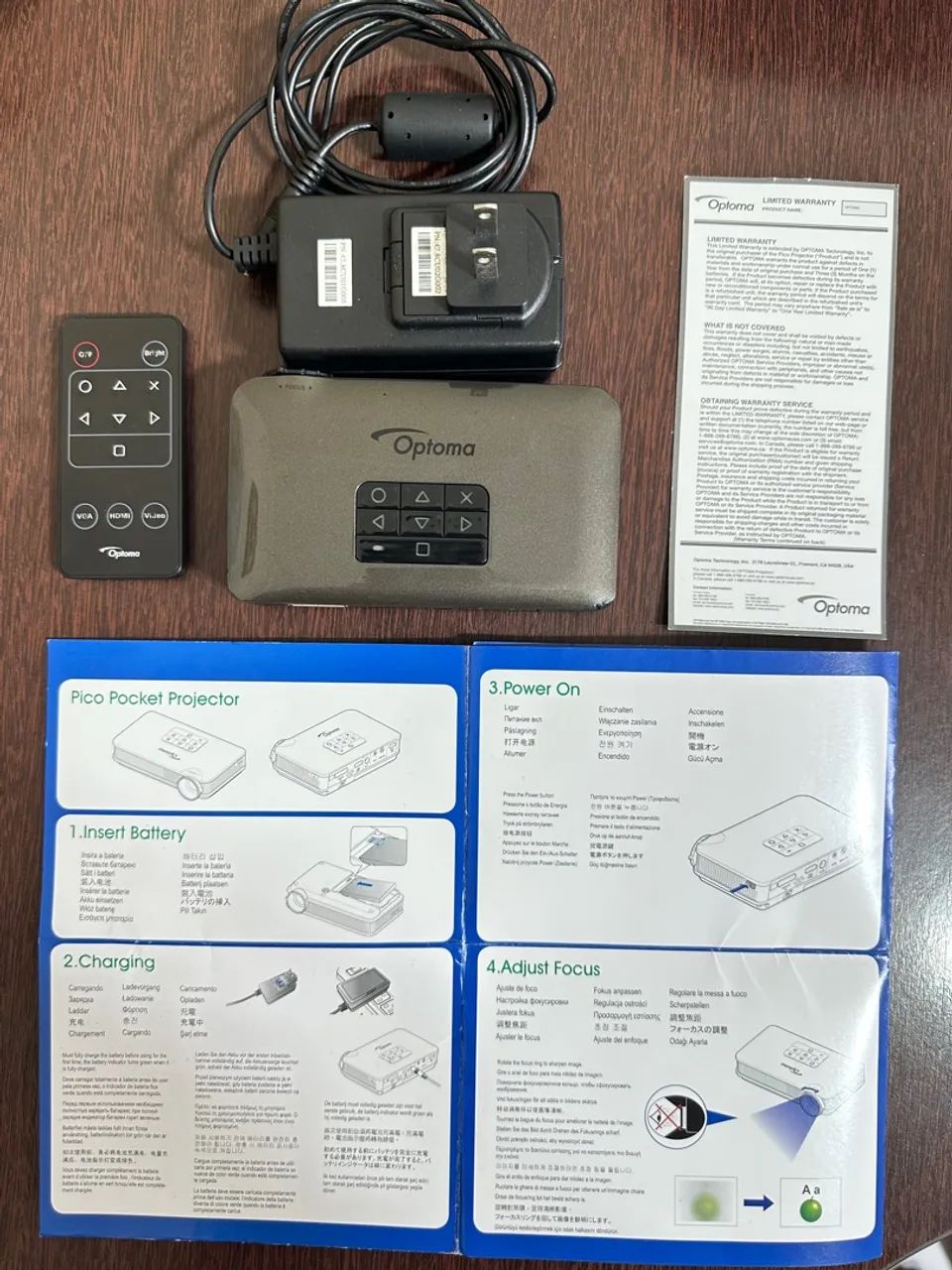 Projetor Optoma Pico Pocket - Portátil e Compacto
