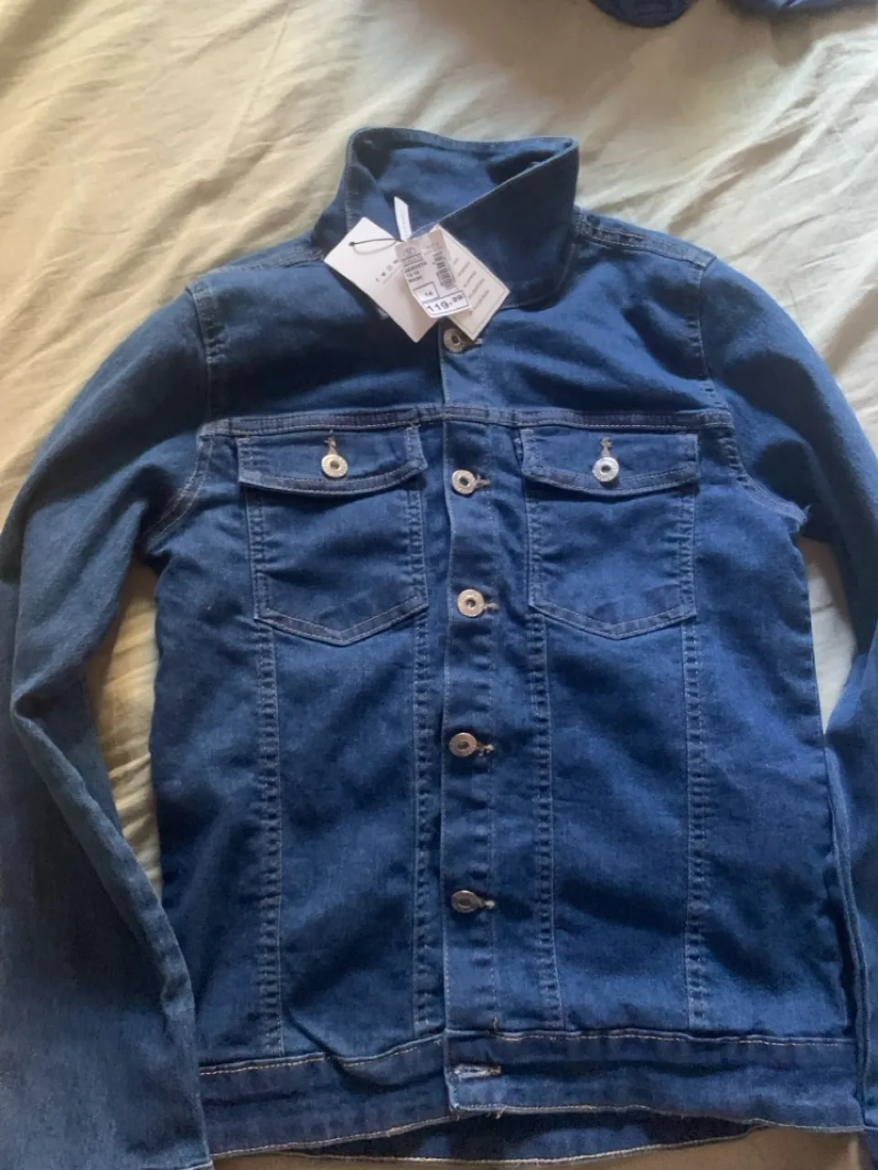Jaqueta Jeans Azul - Nova com Etiqueta! 80 reais