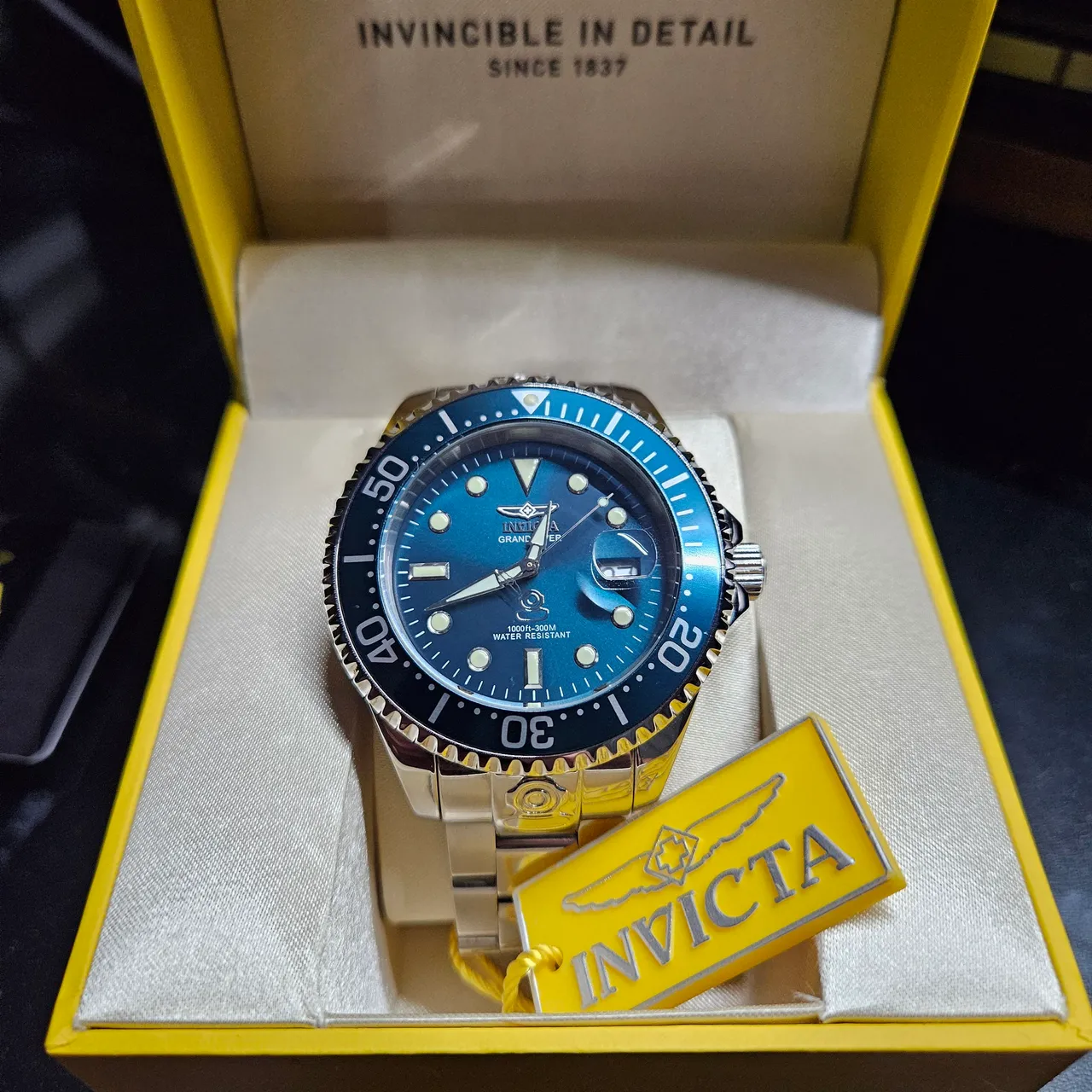 Relógio automático Invicta Grand Diver 18160 - Maquinário Seiko NH35A SII 47mm