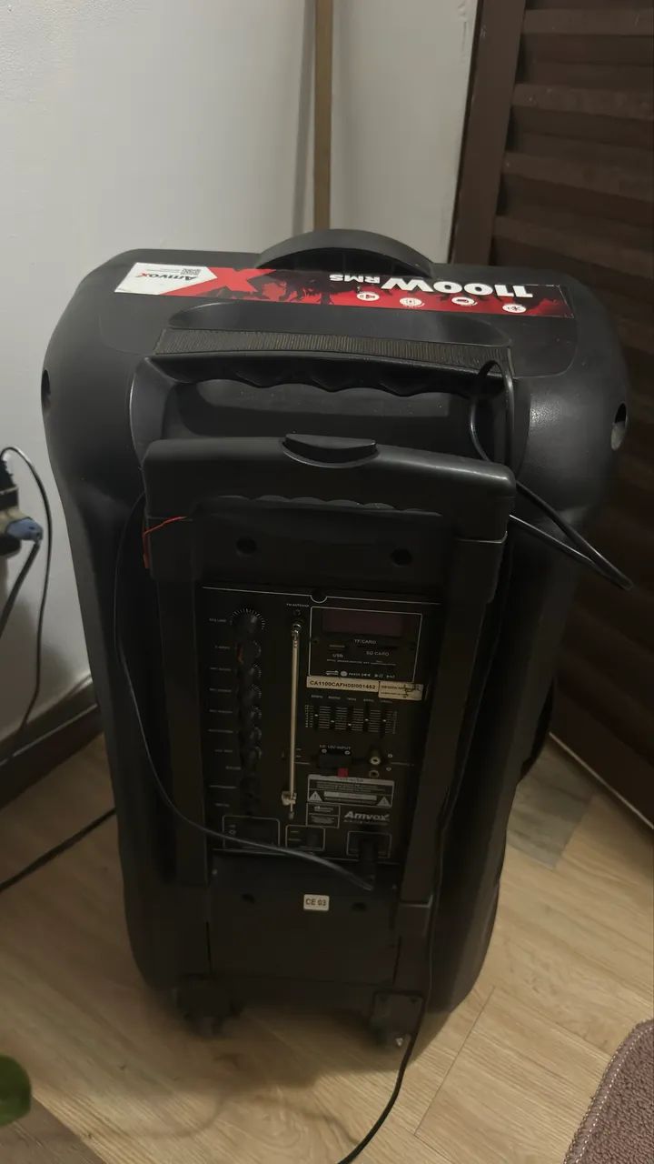 Caixa de Som Amvox - Som Potente e Grave Reforçado - Foto 2