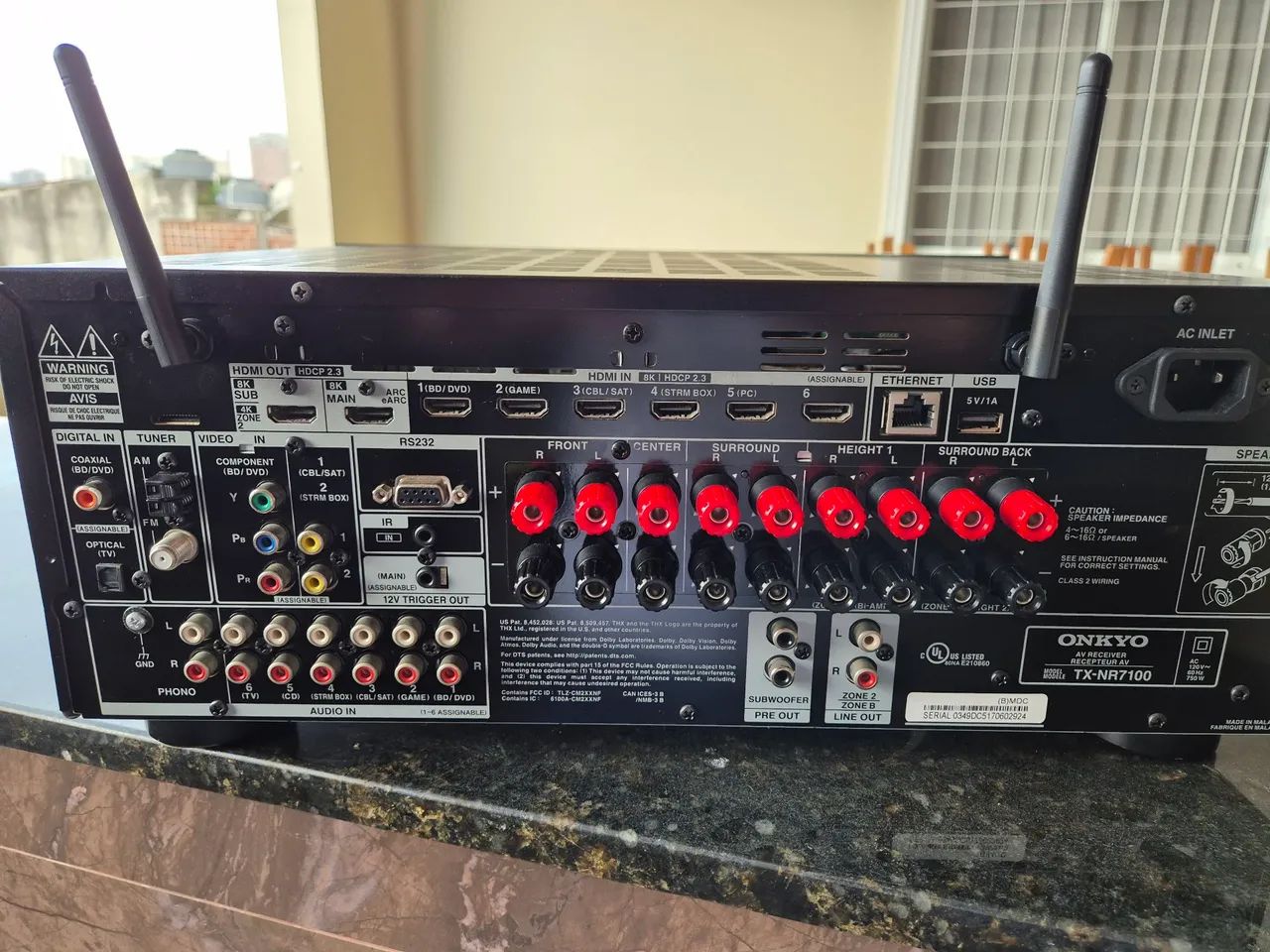 Receiver Onkyo TX-NR7100irece - Foto 3