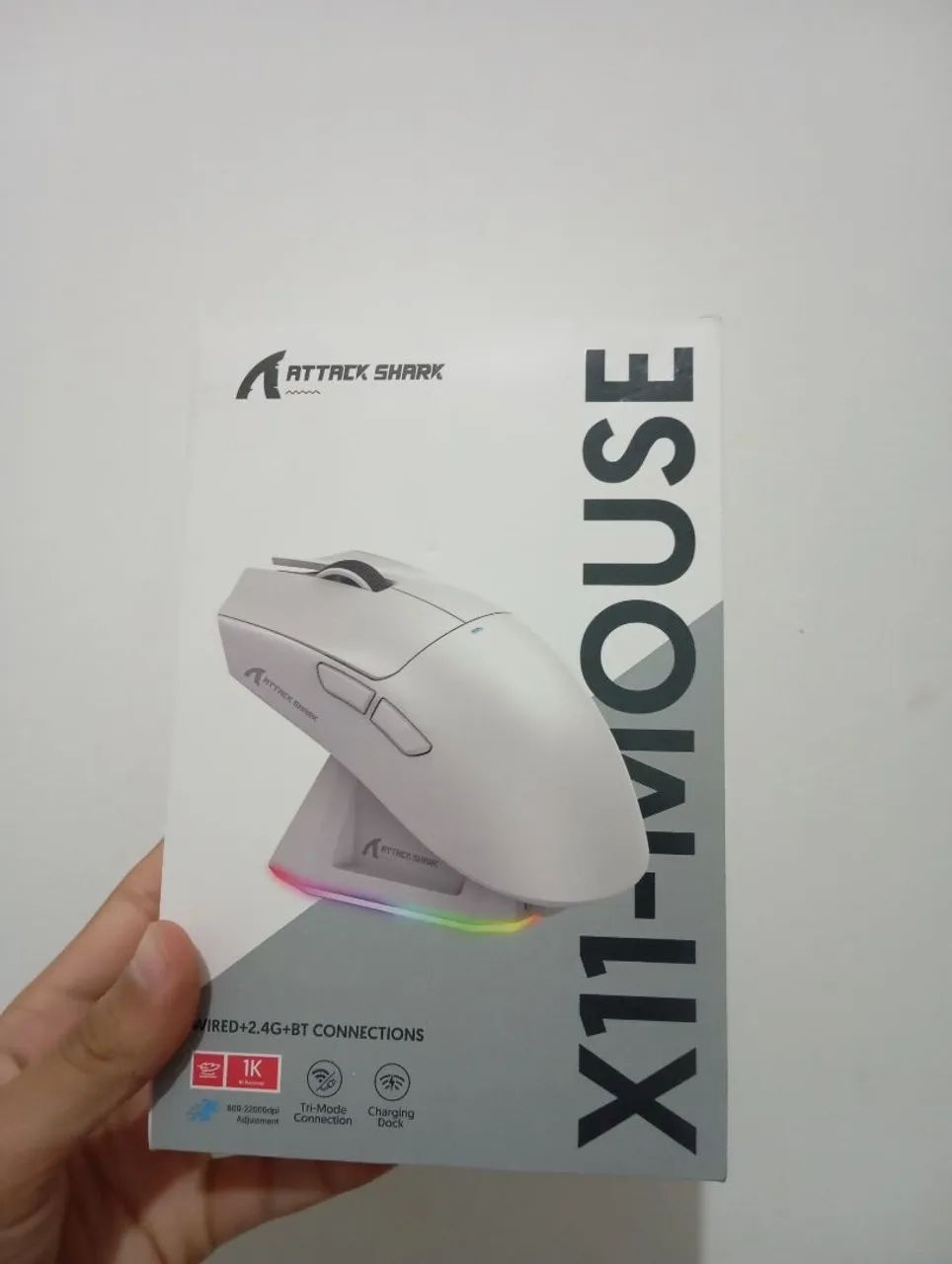 Mouse attack shark x11 seminovo