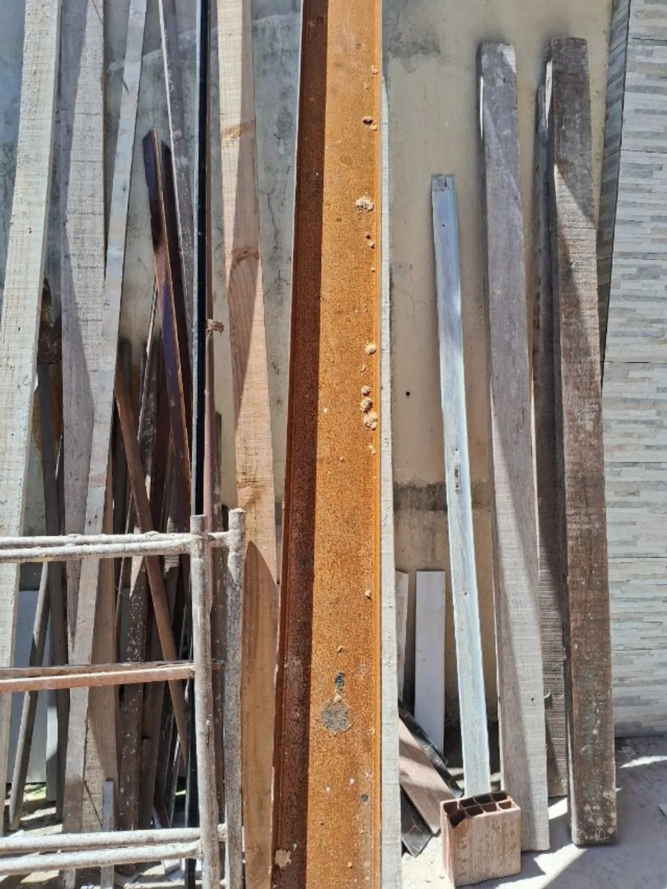 Perfil de ferro I, A572, GR50, 3,5 m de extensão. - Foto 4