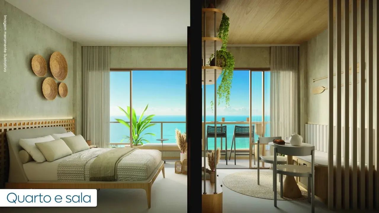 Rivage Piatã, Studio Distribuído Em 21M², Vista Mar E Vagas Rotativas. 1HKNBEH - Foto 5