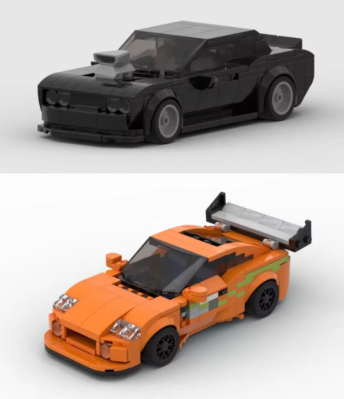 Velozes e Furiosos - 2 Carros - Dom e Brian - Não é Lego