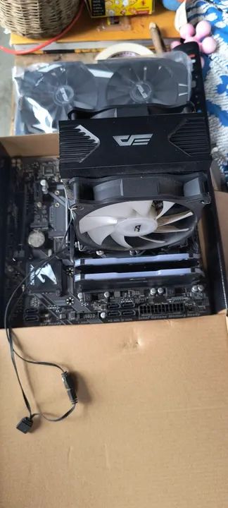 Kit placa mãe, memória ram, processador e placa de vídeo. - Foto 2