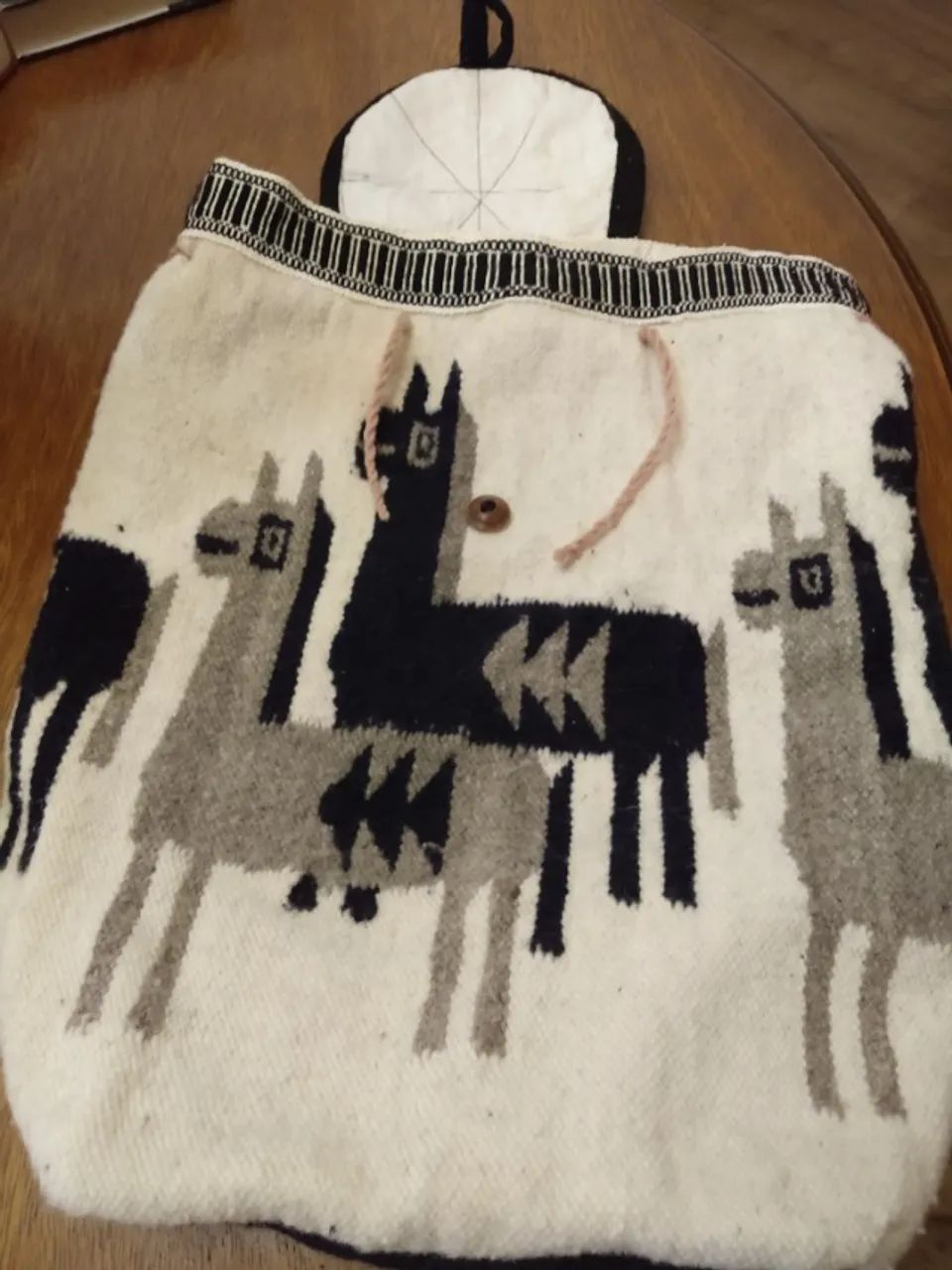 Antiga Mochila em tecido - Foto 3