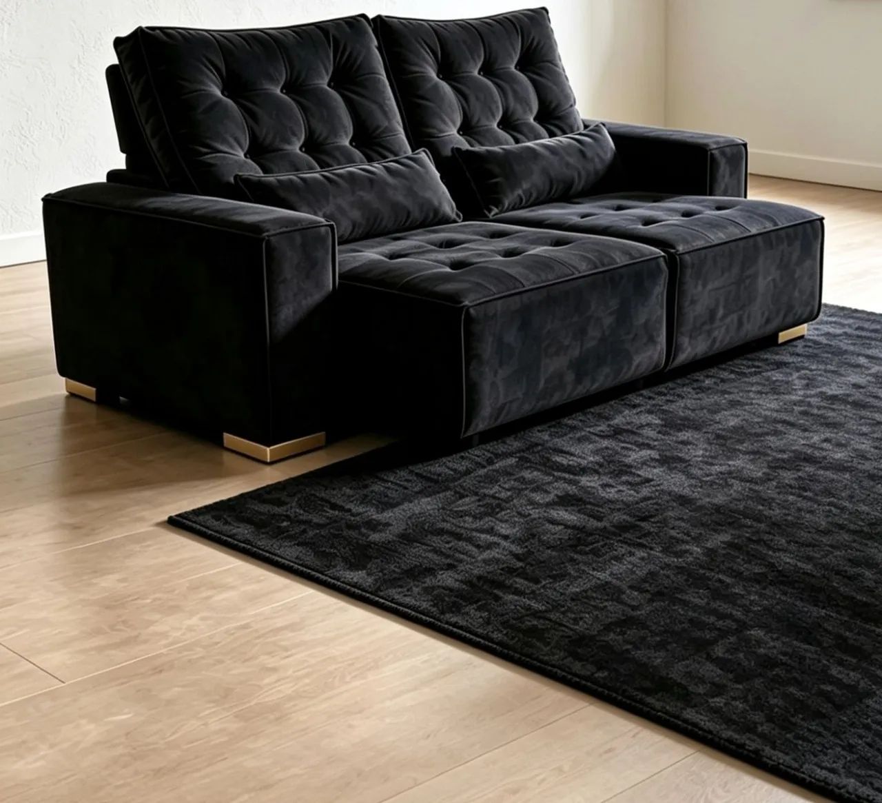 Sofá retrátil reclinável confortável e moderno perfeito para relaxar 