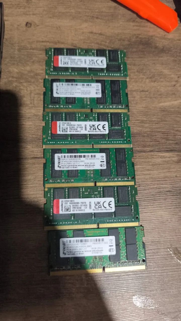 Memória 16 GB DDr4 Notebook 