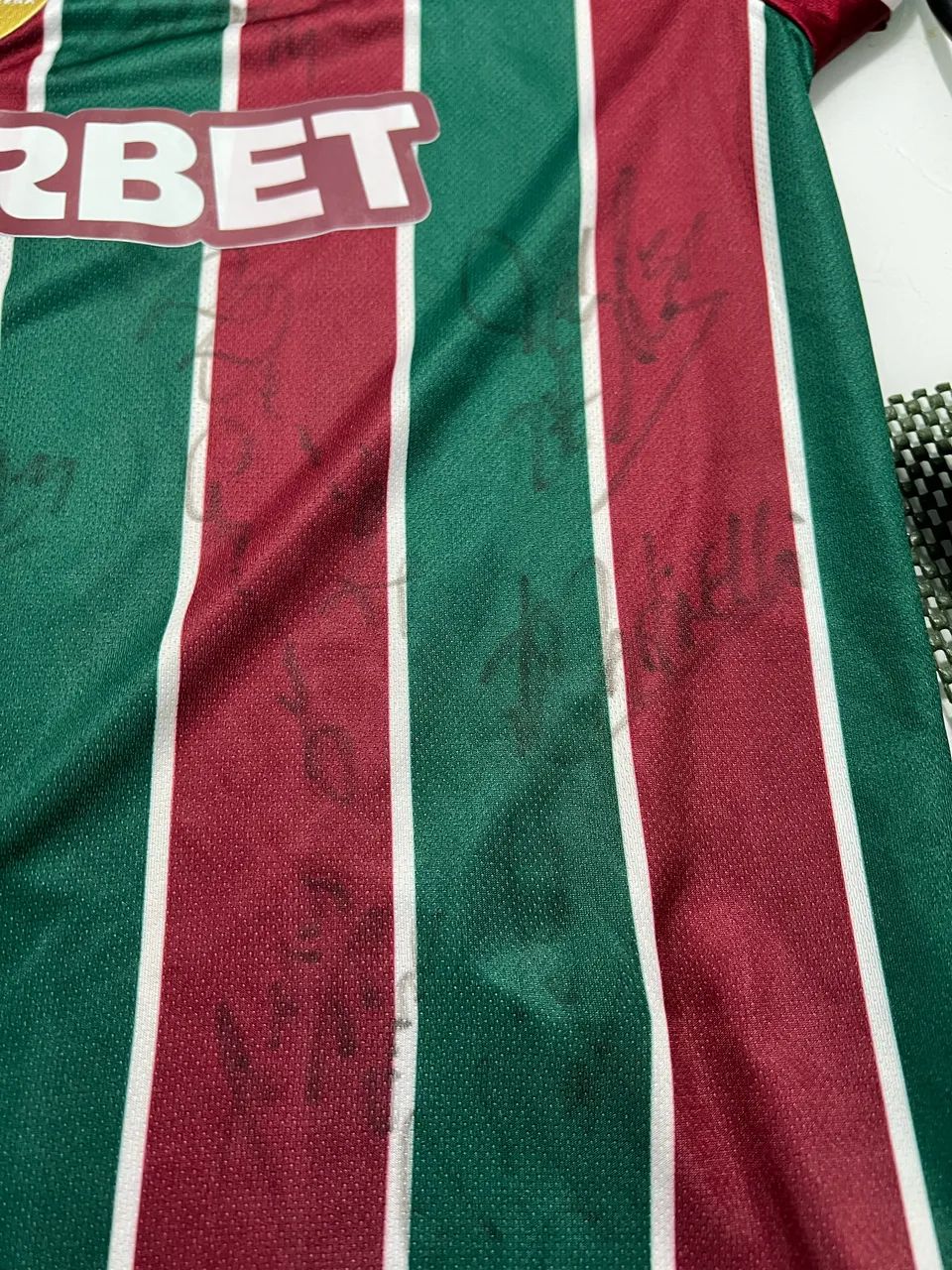 Camisa Oficial Fluminense Autografada - Foto 5