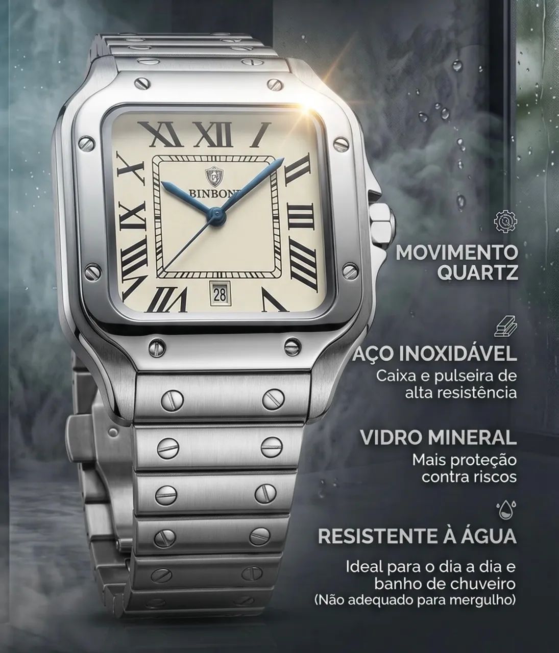 Relógio Quartz. - Foto 5