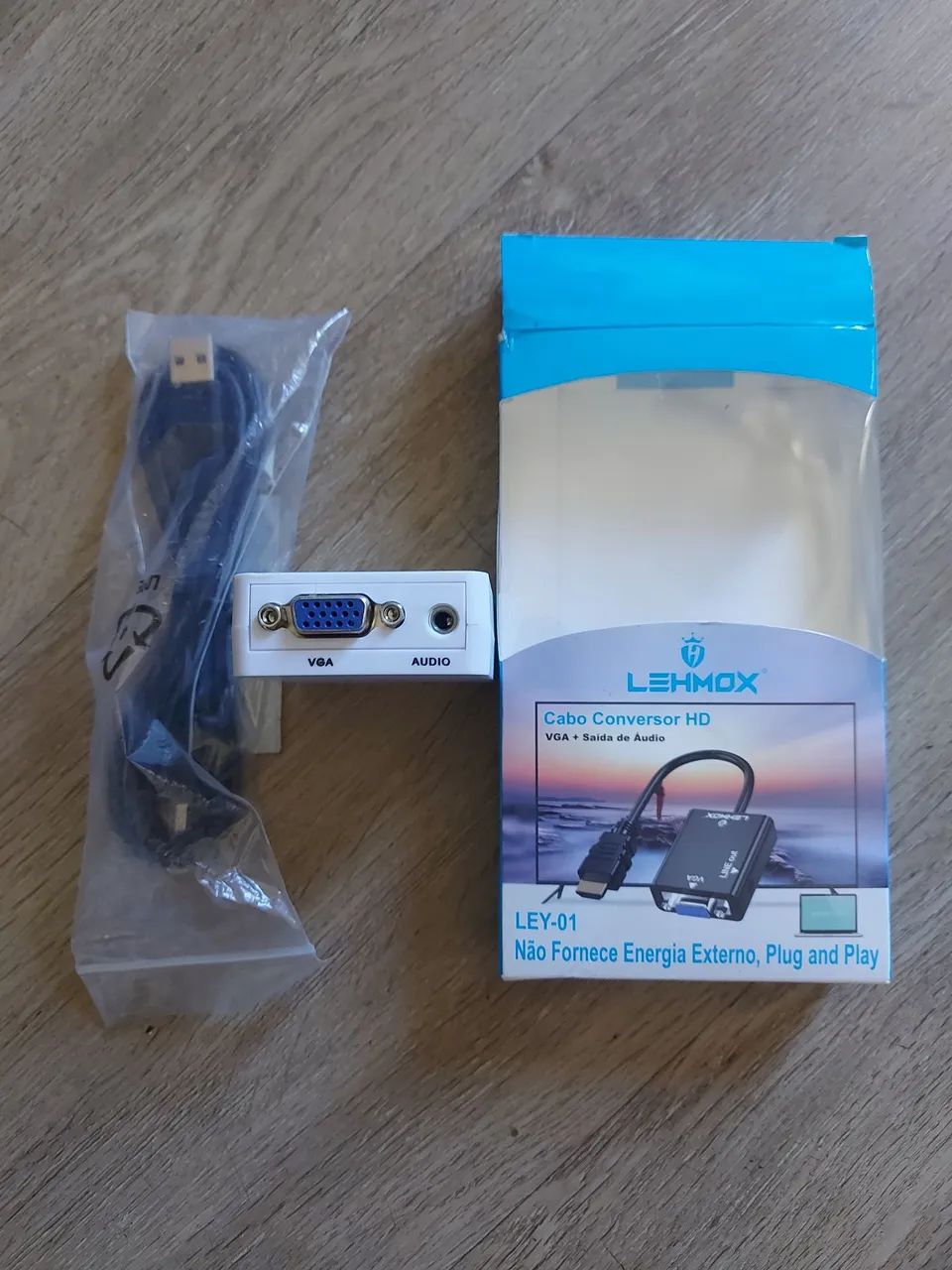 Conversor de Vídeo Lehmox VGA para HDMI - Foto 3