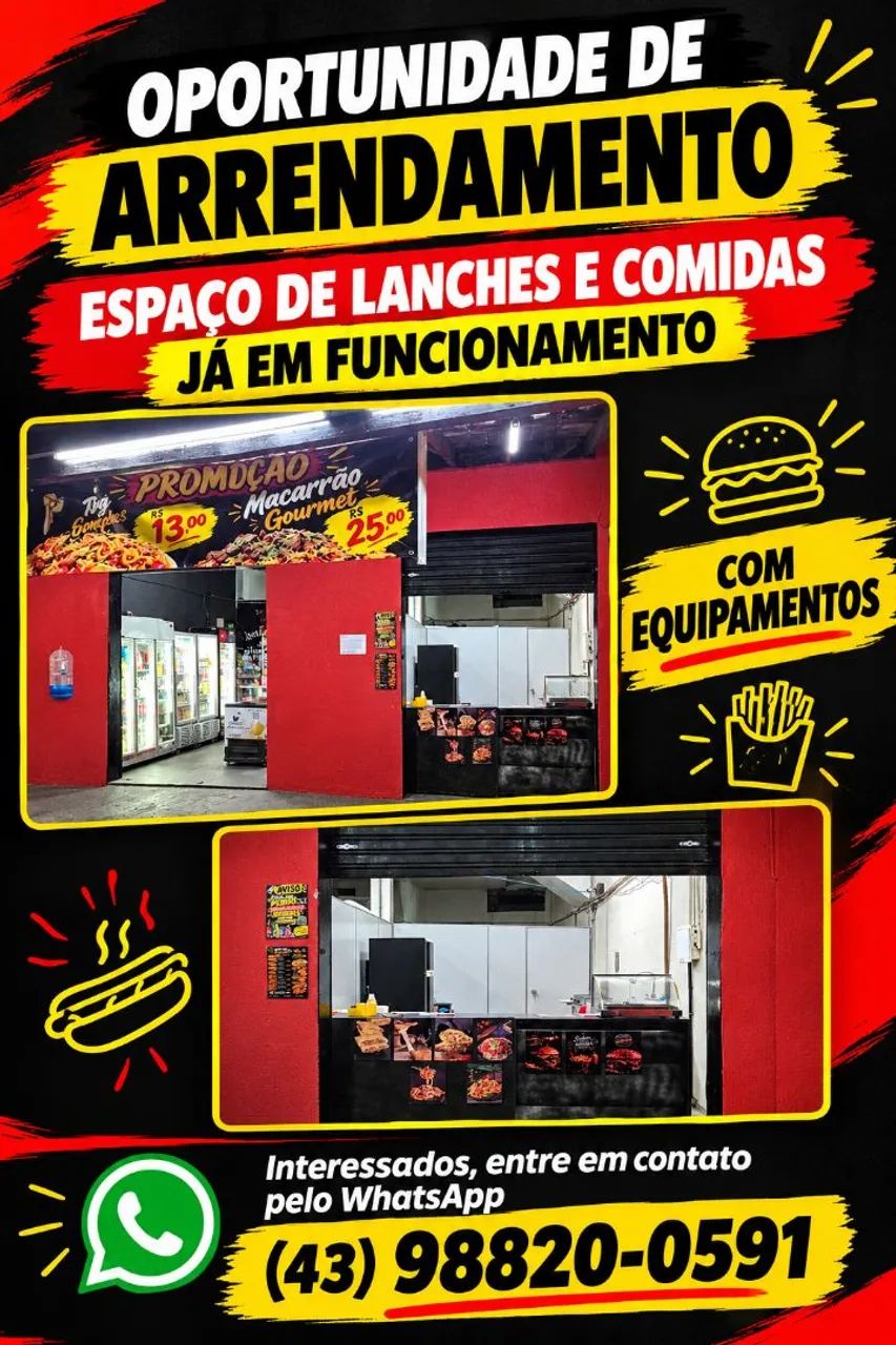 Arrendamento de espaço 