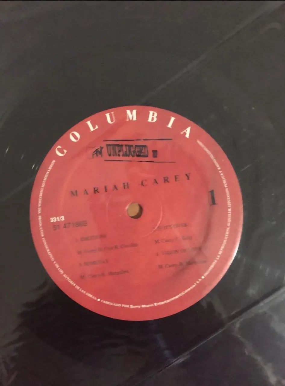 LP Disco de Vinil - Mtv Unplugged - Mariah Carey  - Foto 3