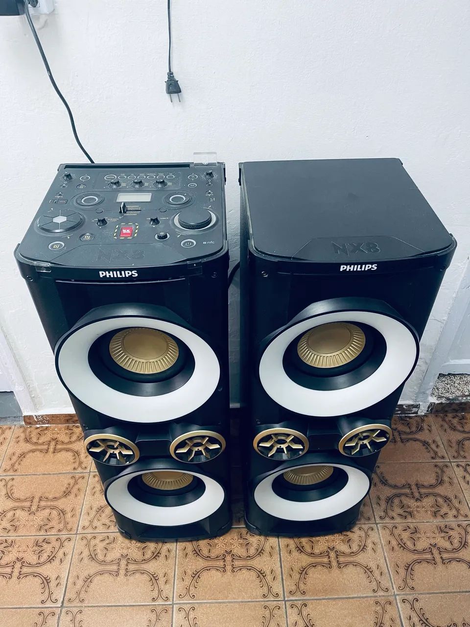 Caixa de som Philips NX8 3.200W Funcionando Perfeitamente 110v