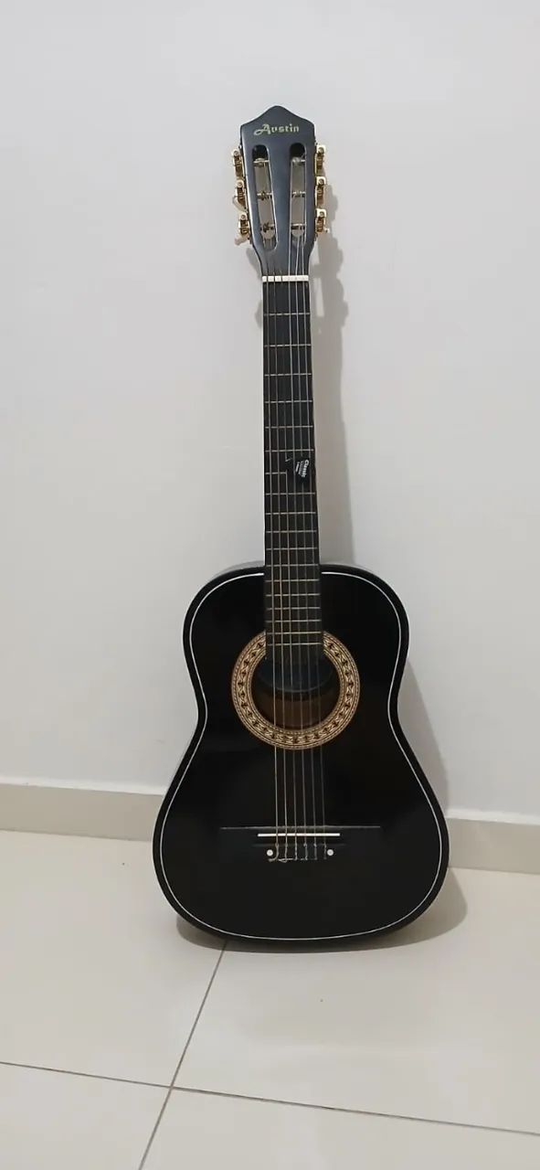 Violão Clássico Austin Nylon + Capotraste, Suporte e Palheta - Foto 4