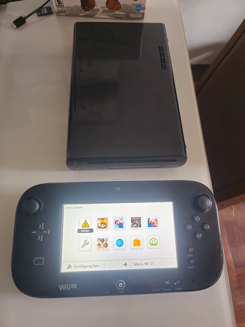 Nao aceito ofertas Nintendo Wii U 32gb com jogos não possui caixa