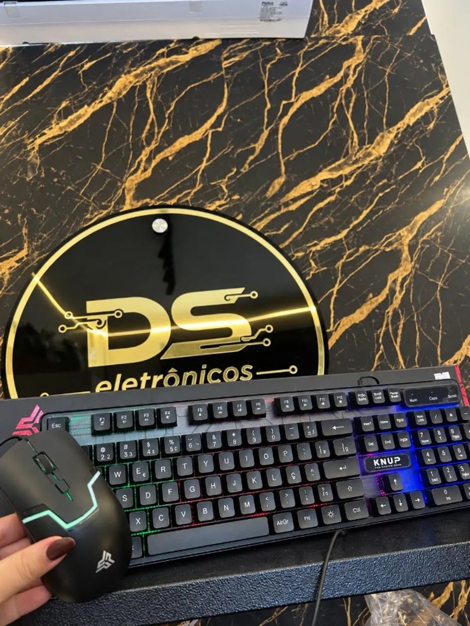 Kit teclado e mouse Gamer 