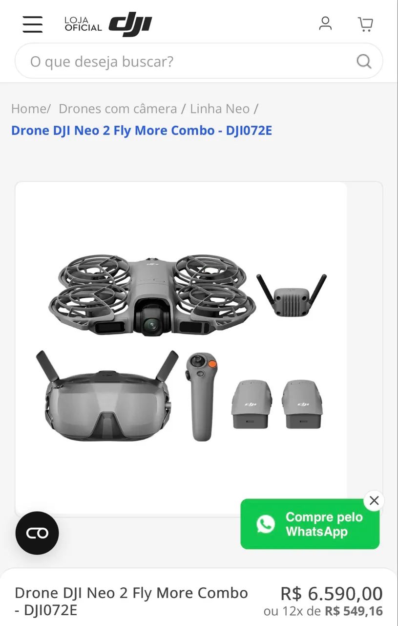 Drone Dji neo 2 Motion fly more combo - Foto 3