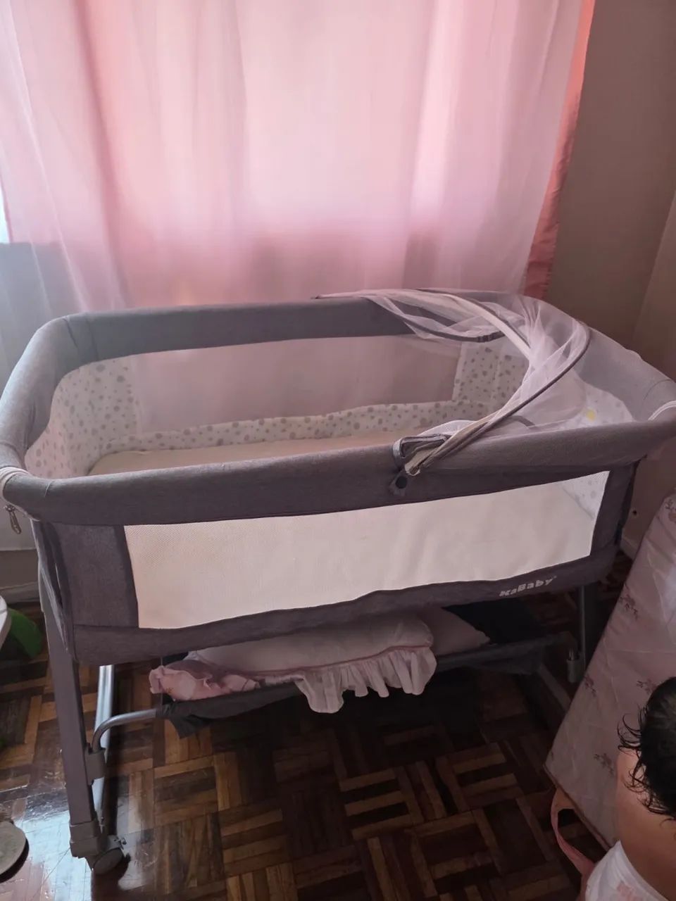 Vendo um mini berço para acoplar do lado da cama  - Foto 3