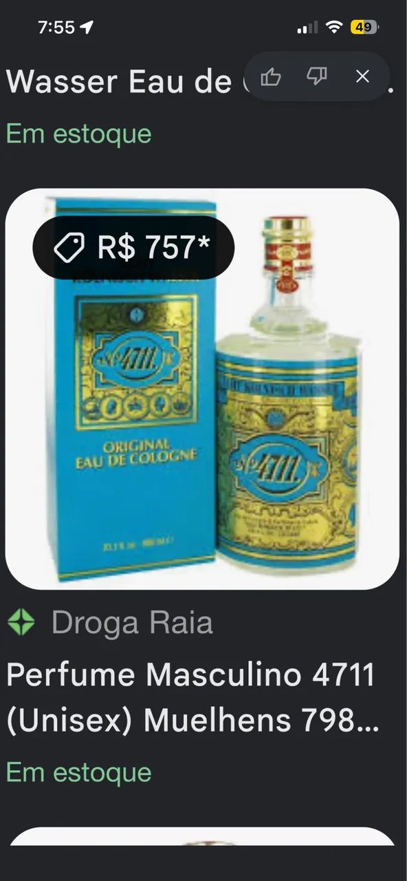 Perfume ECHT KOLNISCH WASSER ORIGINAL 4711  - Foto 4