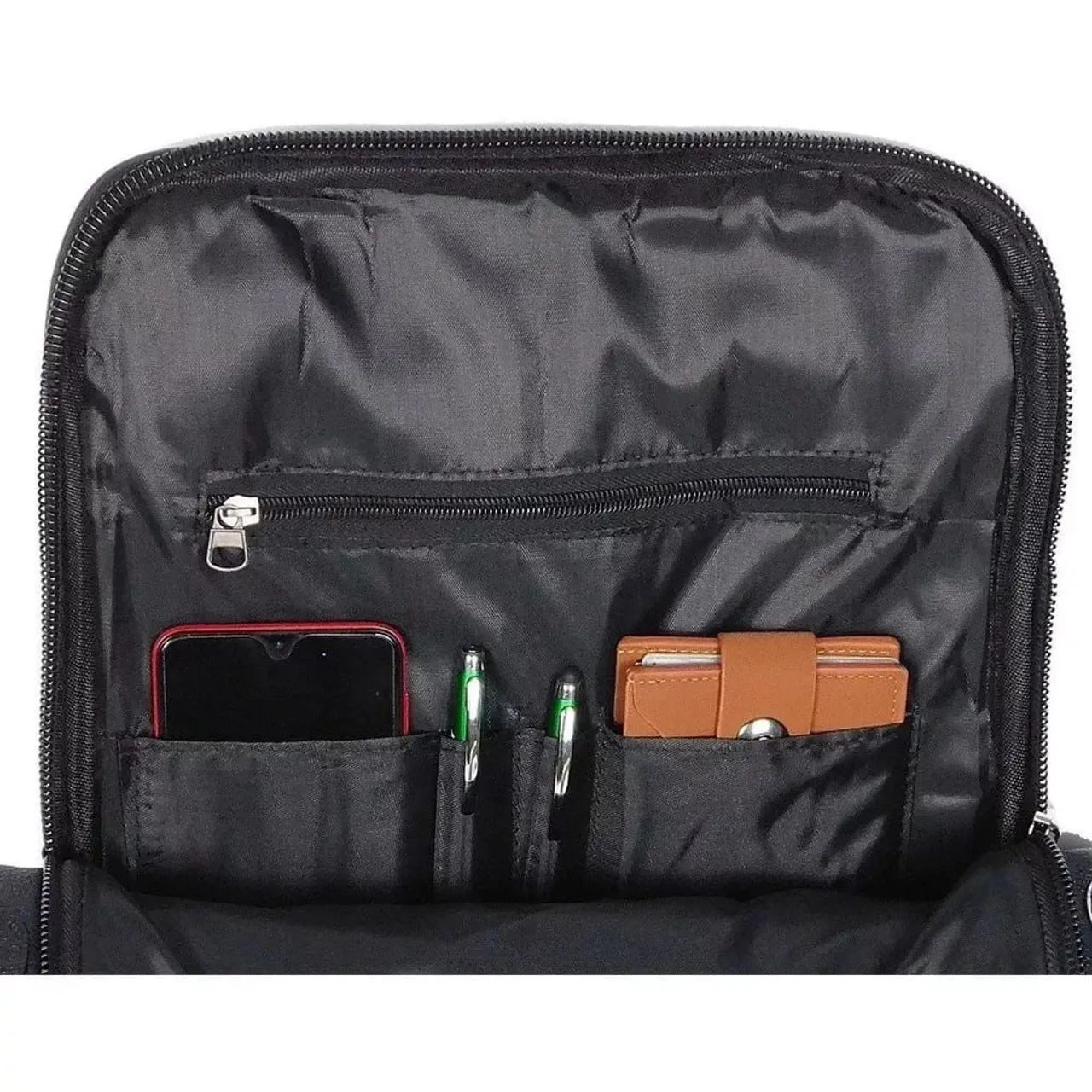 Mochila executiva em couro  - Foto 4