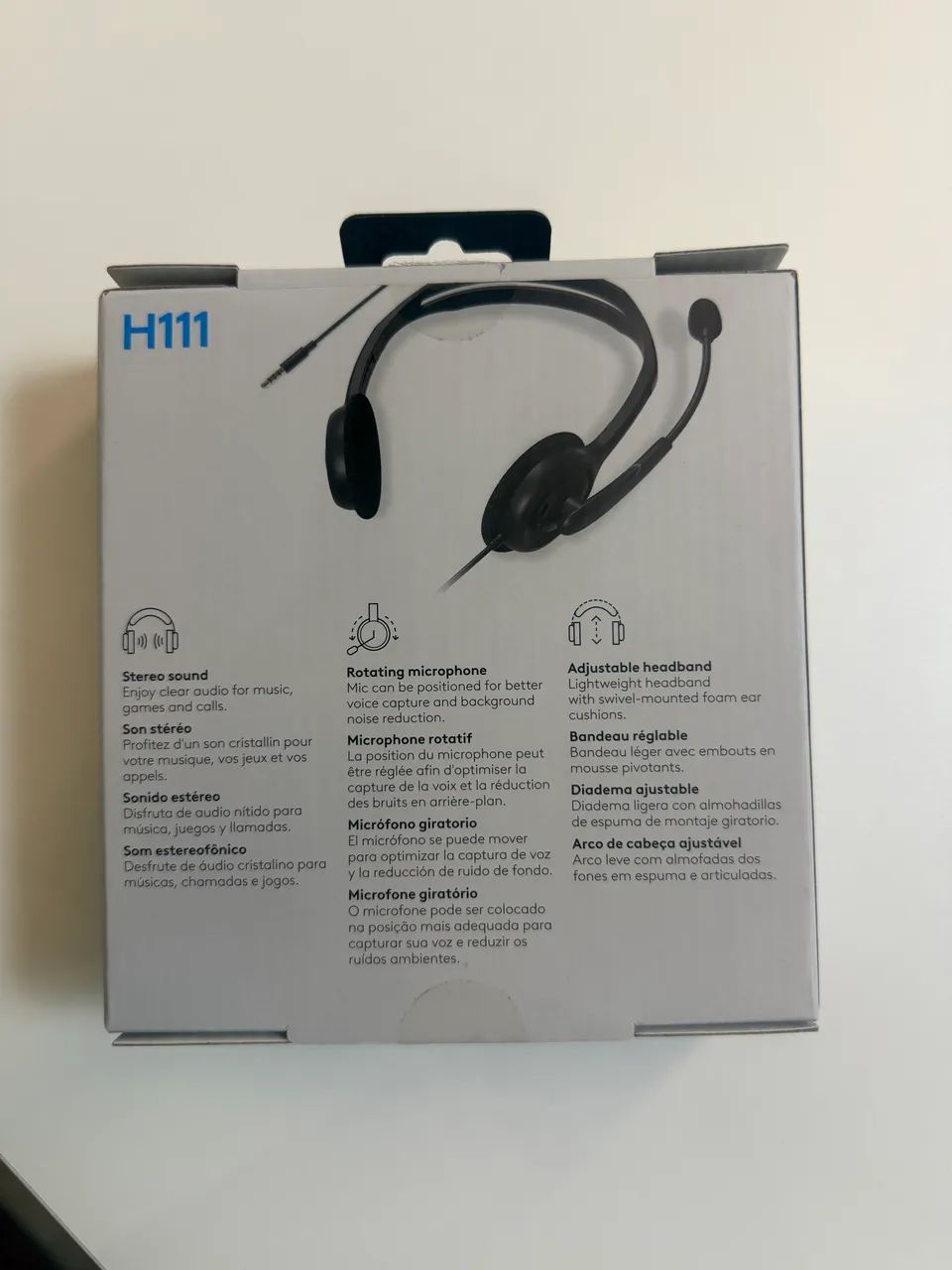 Headset Logitech H111 com Microfone - Novo e Lacrado - Foto 2