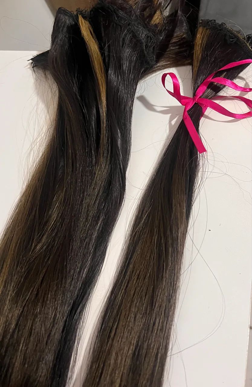 Cabelo de Biofibra semi humano  - Foto 3