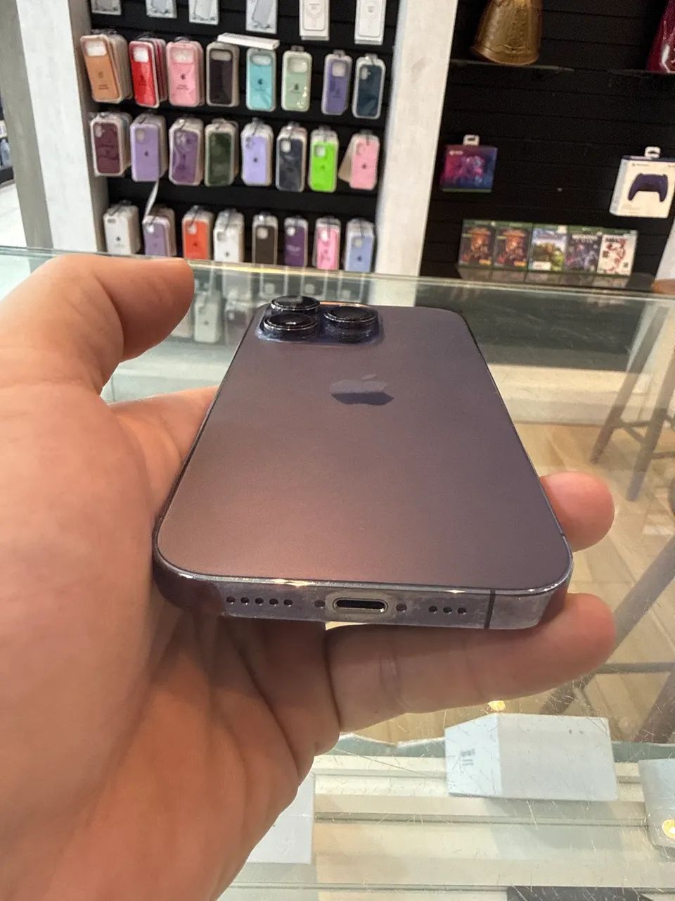 IPhone 14 pro 128 bateria 78% - Aceito seu Apple na troca  - Foto 2