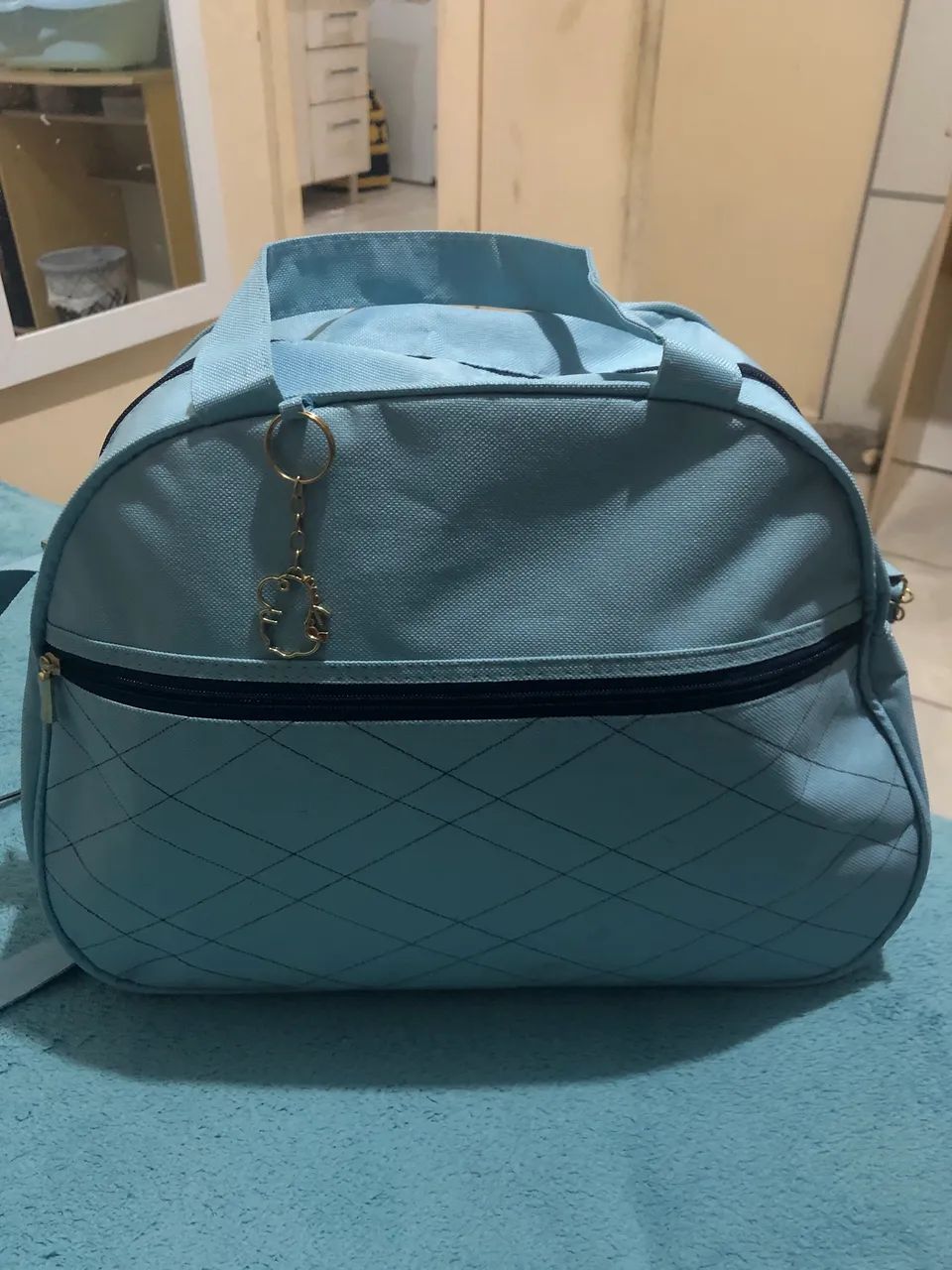 Vendo bolsa maternidade azul
