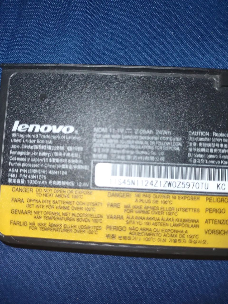 Bateria externa original ThinkPad X250. 1930mAh. 75% -  85% - Foto 2