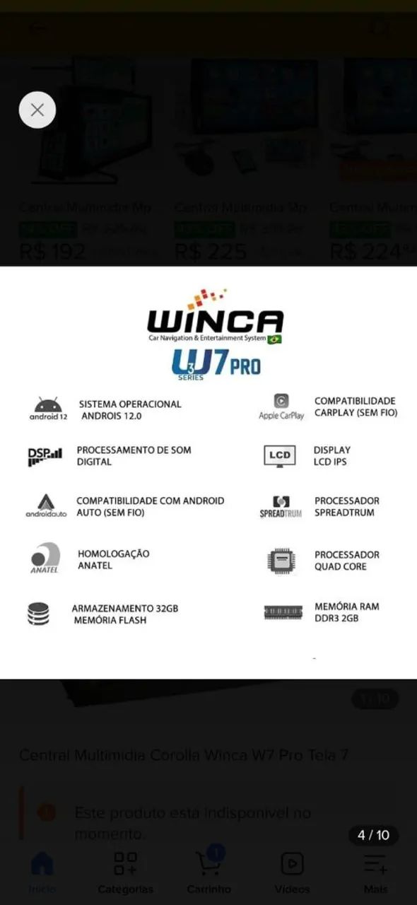 Multimídia Winka pro 7 - Foto 2