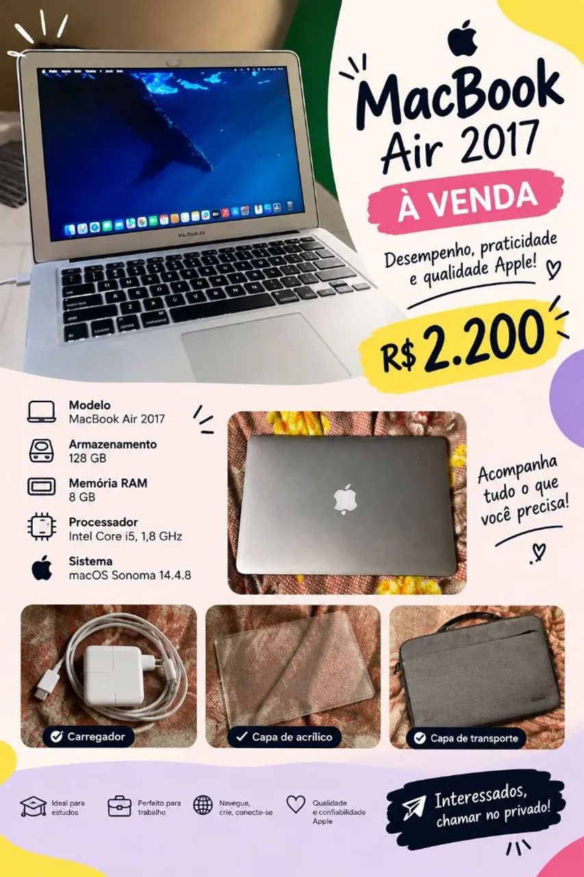Macbook air 2017 